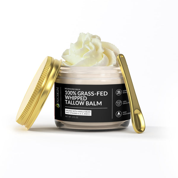 Whipped Grass-Fed Tallow Balm with Vanilla Bean